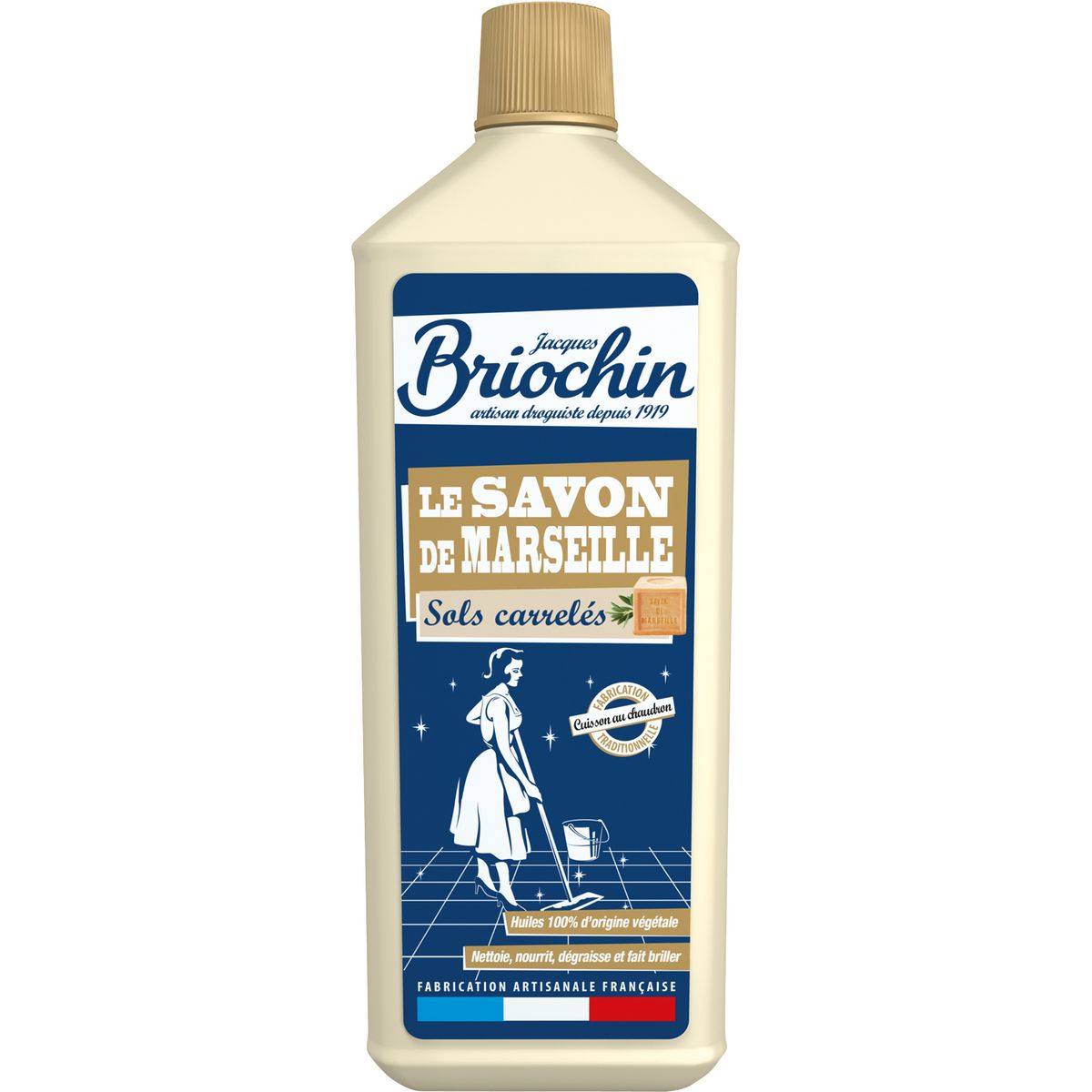 BRIOCHIN Savon de Marseille liquide pour sols carrelés 1l