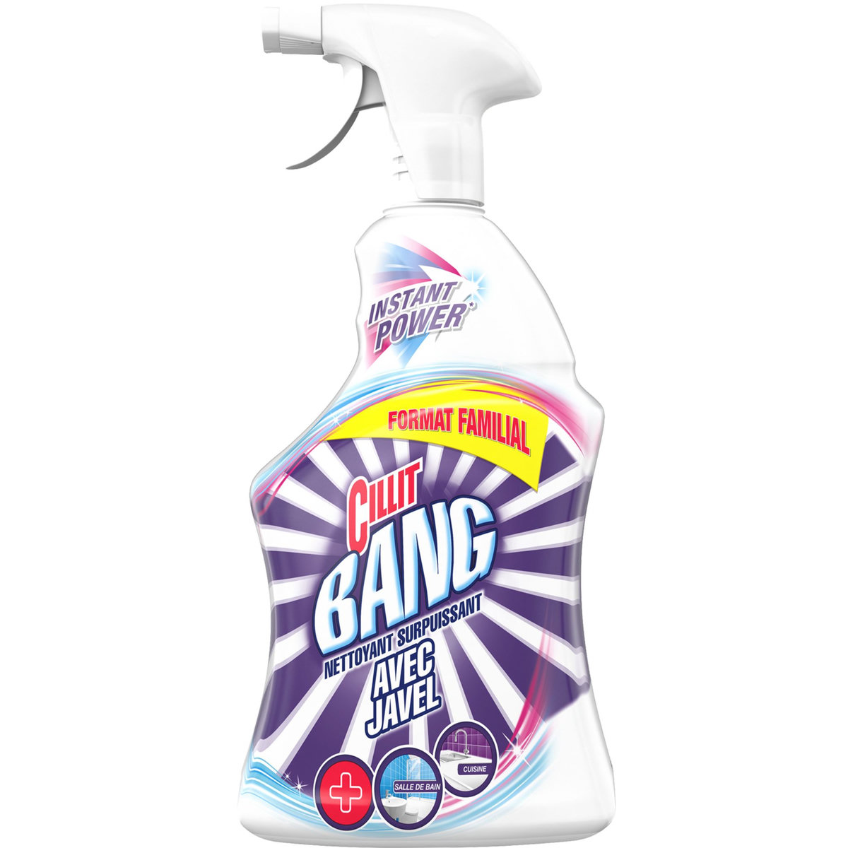 CILLIT BANG Cillit Bang surpuissant javel spray 1l format familial pas ...