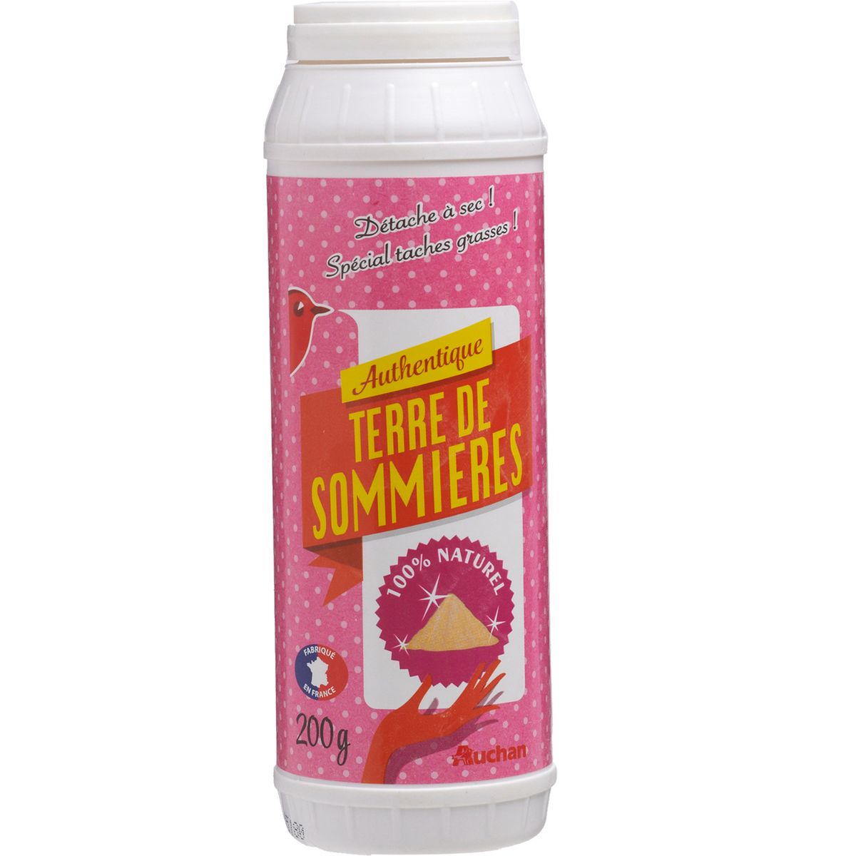AUCHAN Authentique terre de sommières 100% naturel 200g
