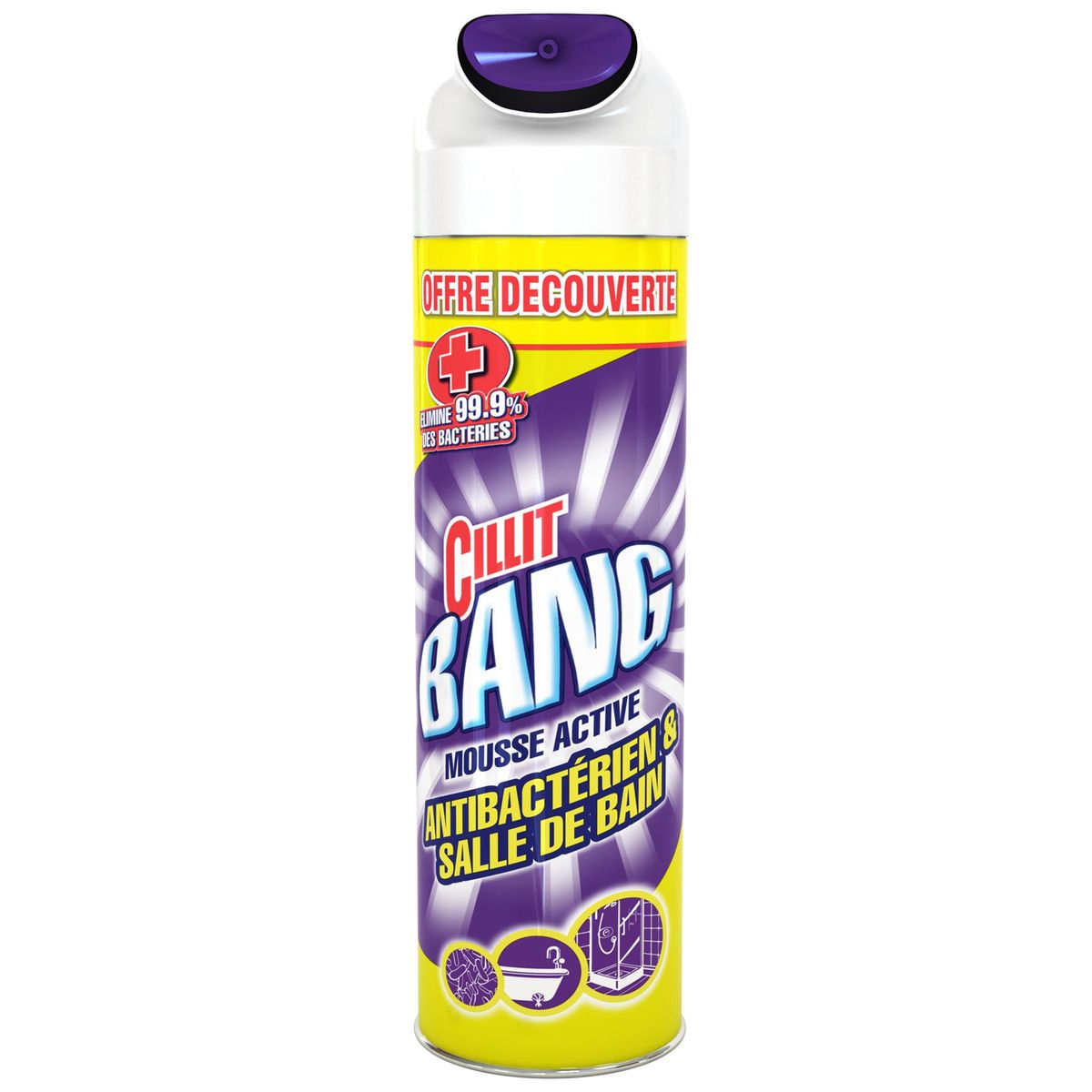 CILLIT BANG Cillit Bang mousse active anti-bactérienne 600ml
