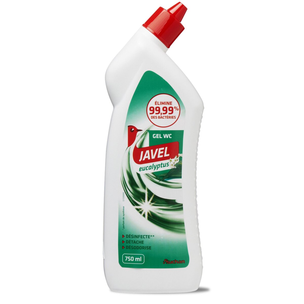 AUCHAN Auchan gel wc javel eucalyptus 750ml pas cher 