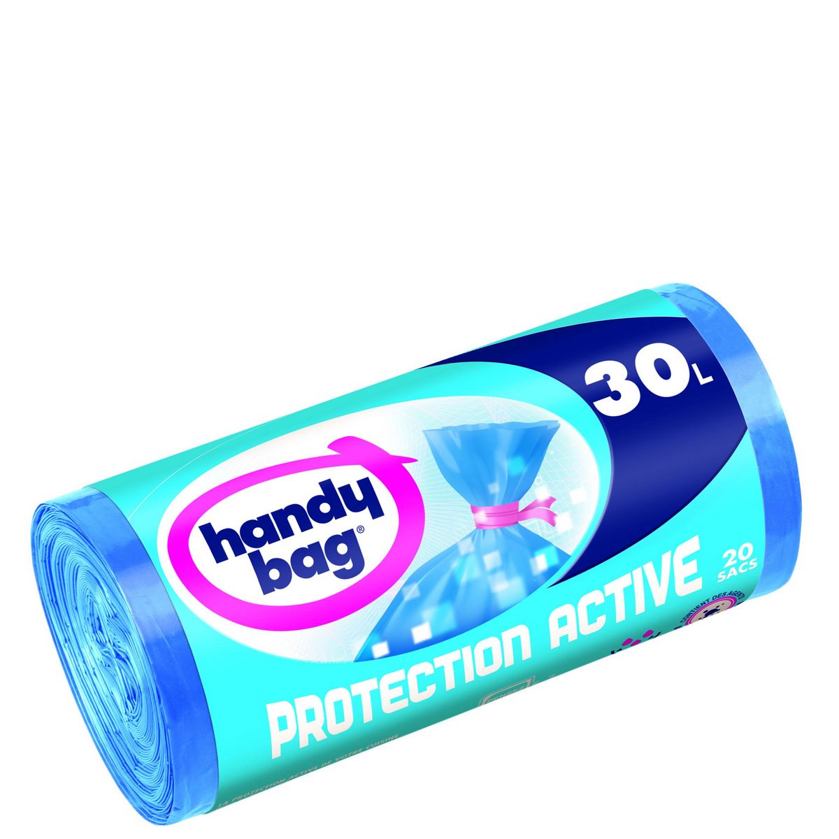 HANDY BAG Sacs poubelle liens détachables 30l 20 sacs