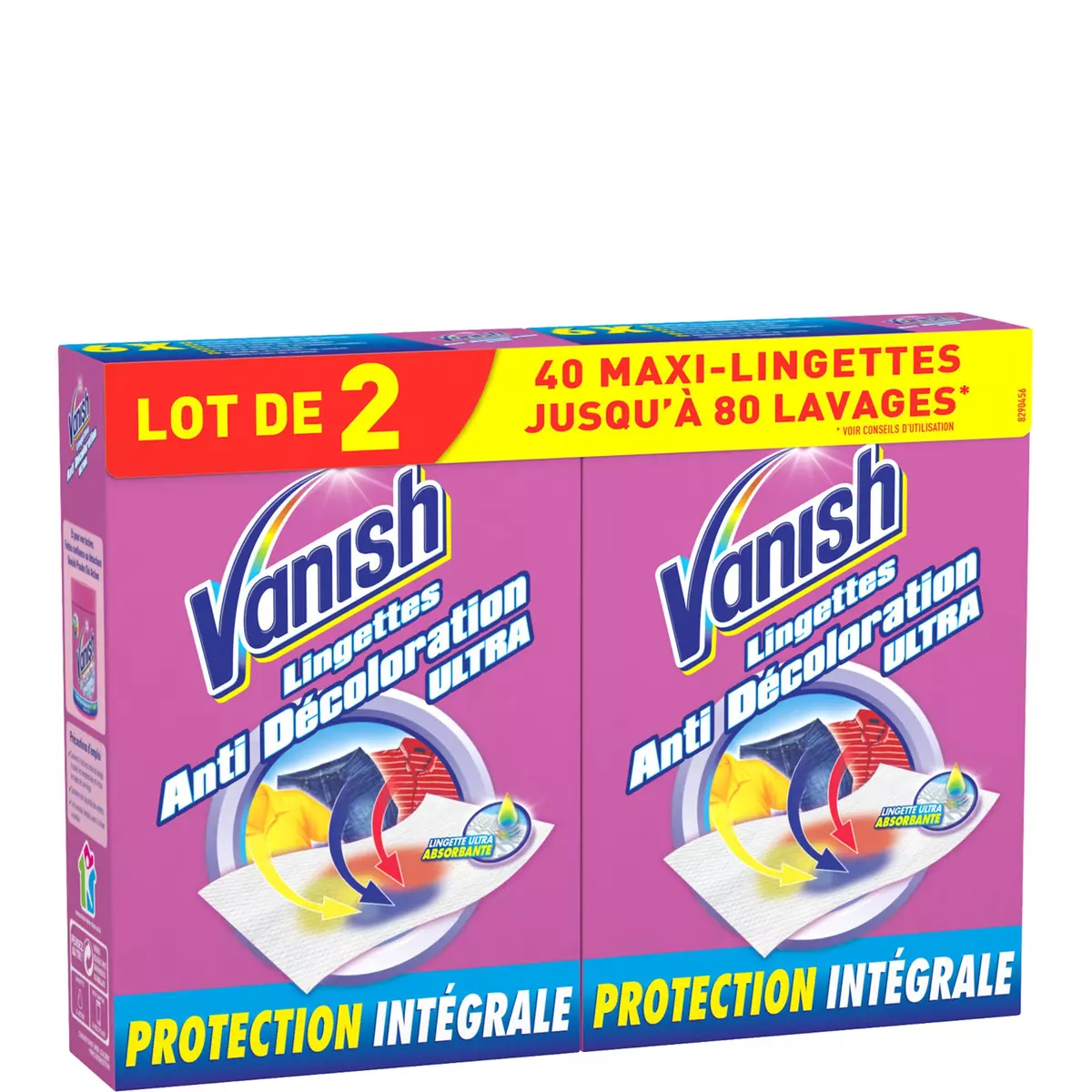 VANISH Vanish anti-décoloration ultra lingette 2x20