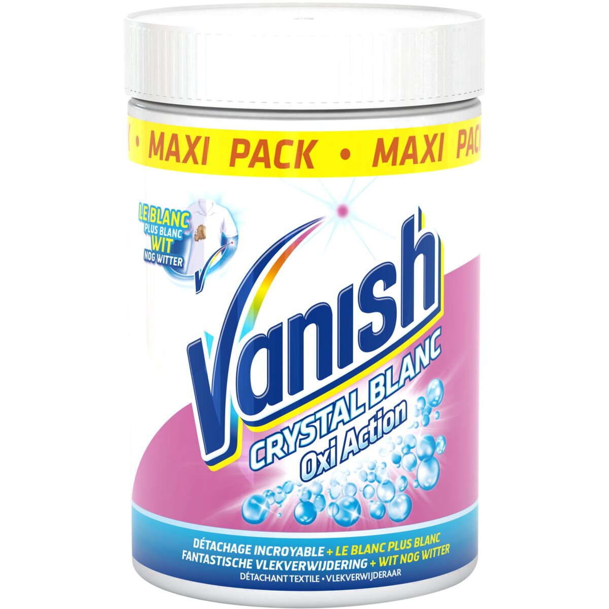 VANISH Vanish détachant oxi action crystal blanc poudre pot 1kg
