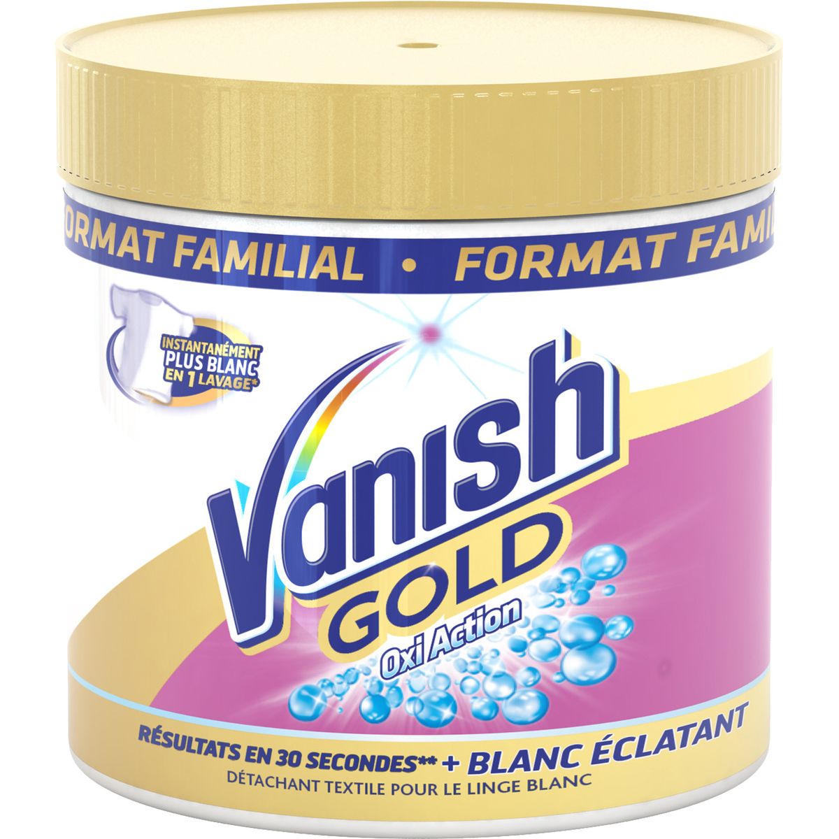 VANISH Vanish détachant oxi action gold blanc poudre pot 840g