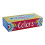 AUCHAN Boîte de mouchoirs colorés 3 épaisseurs 100 mouchoirs