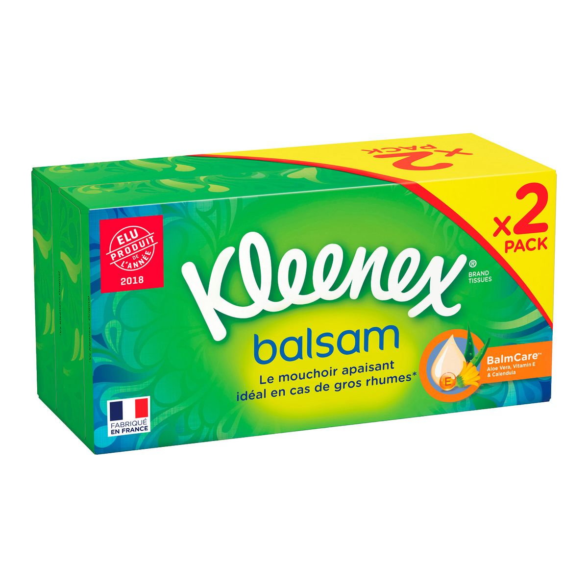KLEENEX Kleenex mouchoirs balsam 2x80