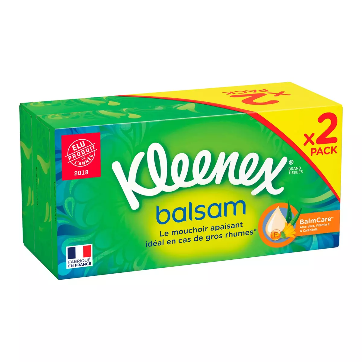 KLEENEX Kleenex mouchoirs balsam 2x80