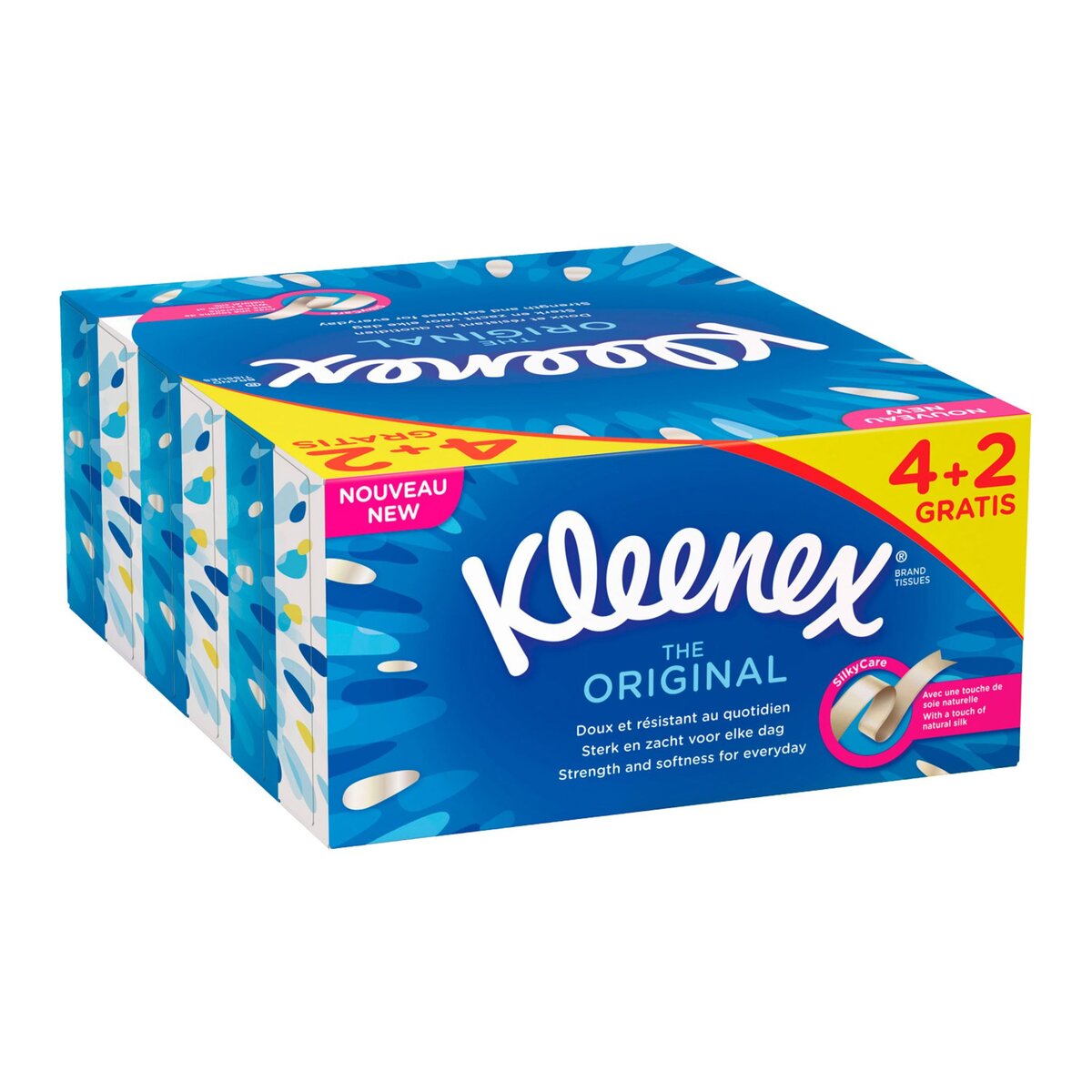 KLEENEX Kleenex mouchoirs boîte original duo 4x88 +2gtes