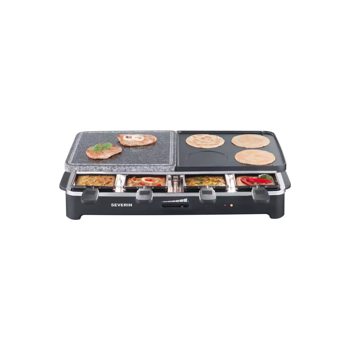 SEVERIN Raclette RG9500 Grill raclette multifonction avec pierre de cuisson