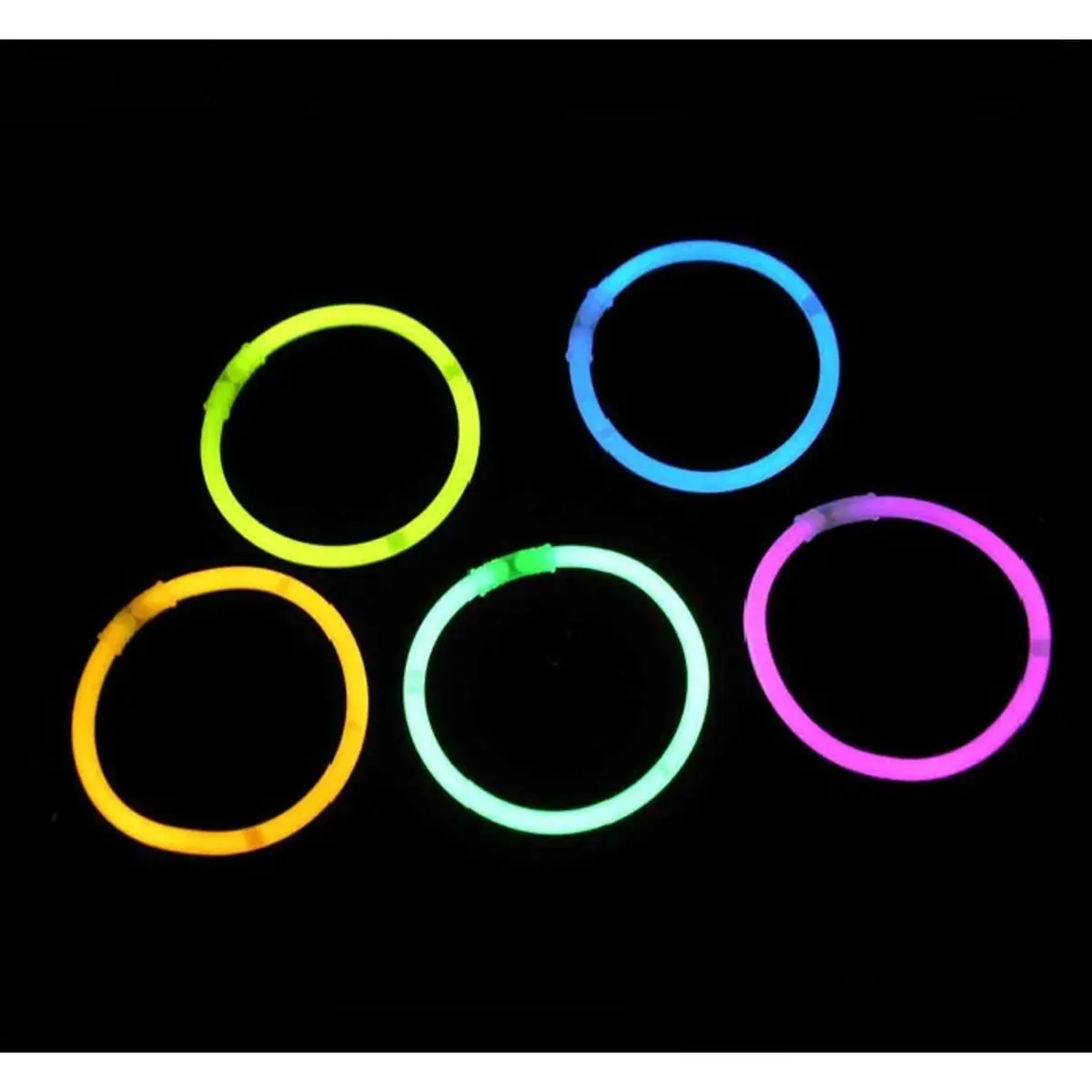 Bracelets pour grosse soirée - Tube de bracelets lumineux pour soirée Bracelets pour grosse soirée - Tube de bracelets lumineux pour soirée