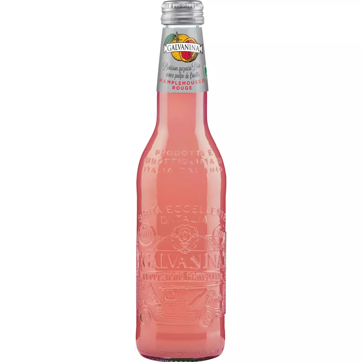GALVANINA Galvanina boisson gazeuse bio au pamplemousse rouge 35,5cl