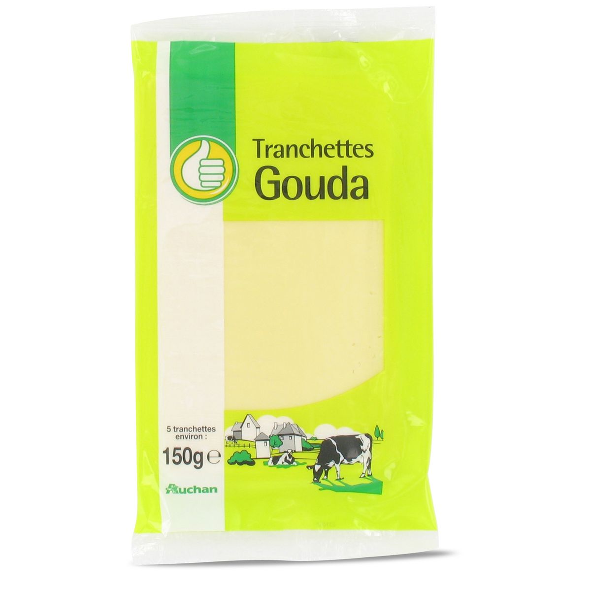 POUCE Gouda en tranche 150g