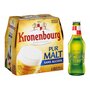 KRONENBOURG Kronenbourg Bière blonde pur malt sans alcool 0,9% bouteilles 6x25cl 6x25cl