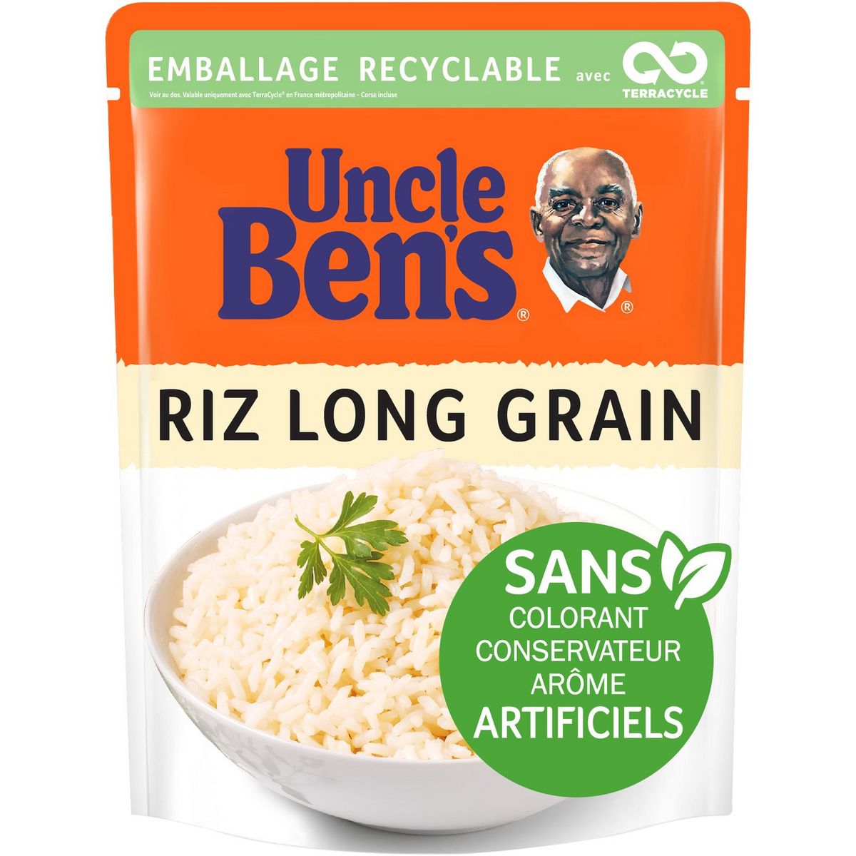 UNCLE BEN'S Uncle Ben's riz express nature long grain 2 minutes 250g