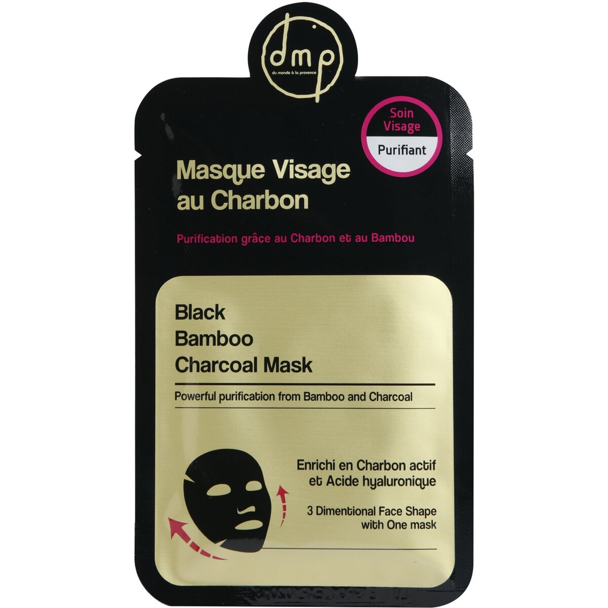 Masque bambou et charbon pour le visage 1 masque