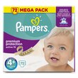 PAMPERS Pampers couches active fit mega 9/18kg x72 taille 4+