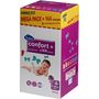 Voir la diapositive 2 : AUCHAN Auchan baby change confort+ mega pack 9/20kg x144 taille 4+