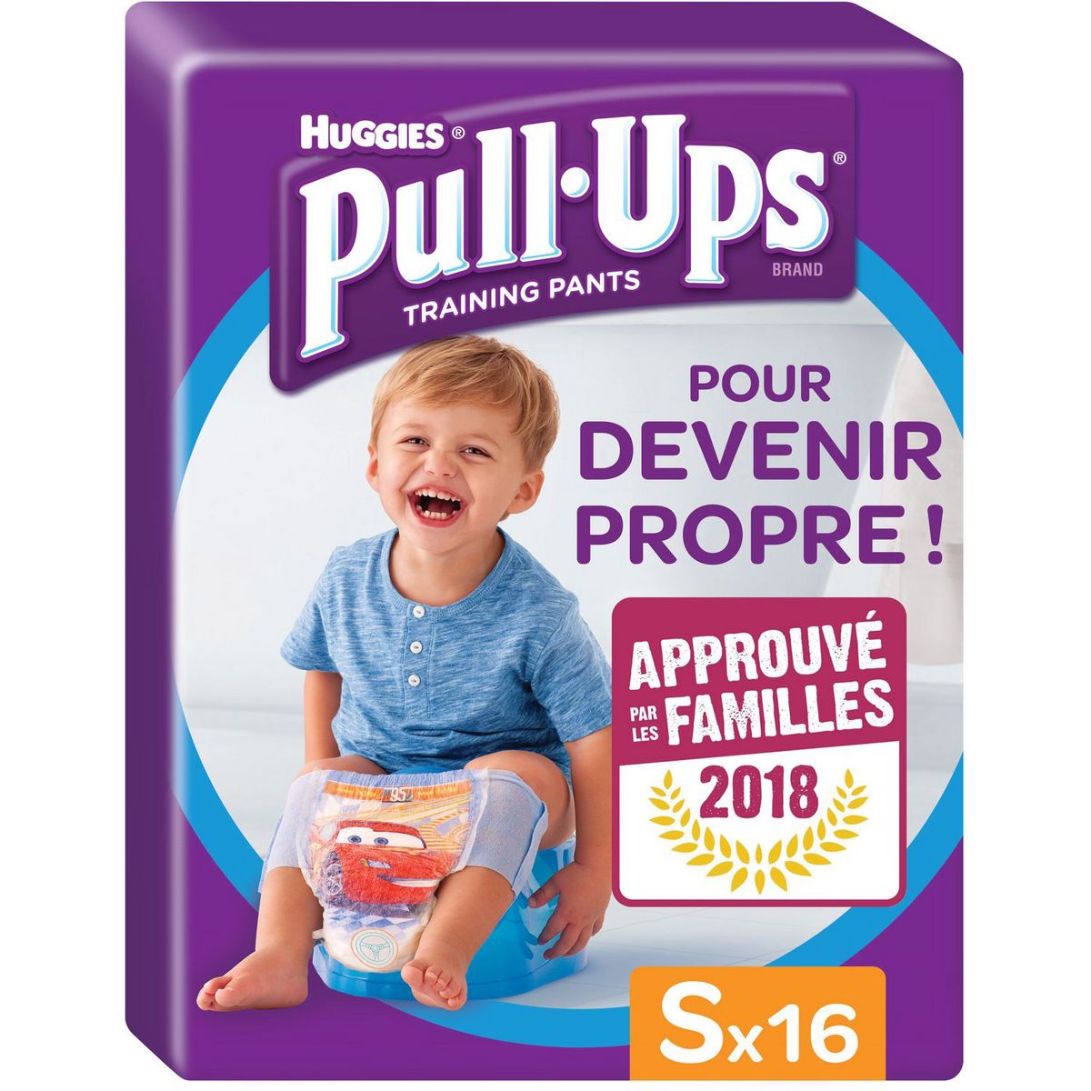 HUGGIES Pull-Ups culottes d'apprentissage garçons taille 4 (8-15kg) 16 culottes
