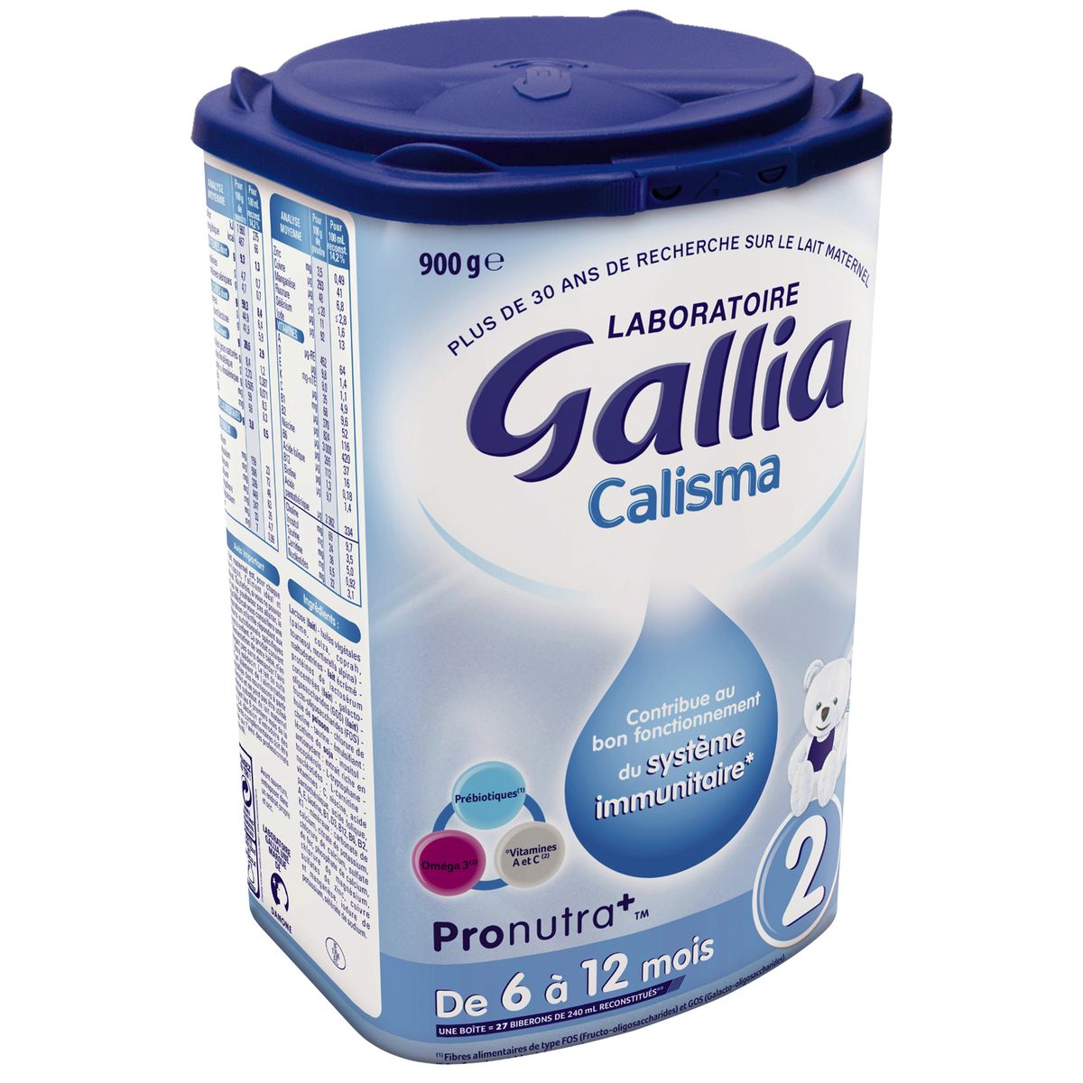 GALLIA Calisma 2 lait 2ème âge en poudre de 6 à 12 mois 900g
