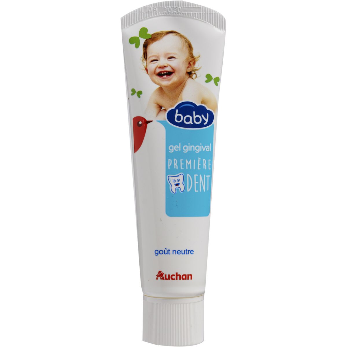 AUCHAN BABY Gel gingival première dent goût neutre 50ml