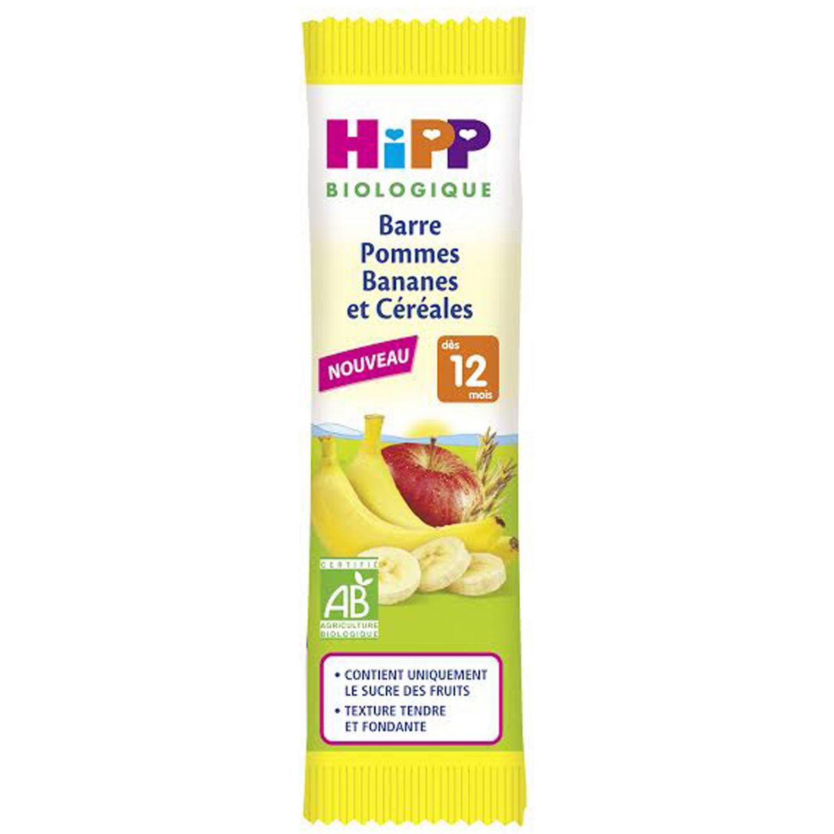 HIPP Hipp bio barre céréales pomme banane sachet 25g dès 12mois