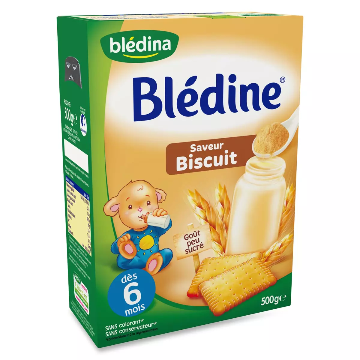 BLEDINA Blédine biscuitée en poudre 500g dès 6 mois