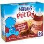NESTLE Nestlé p'tit dej lacté chocolat au lait 2x250ml dès 6mois