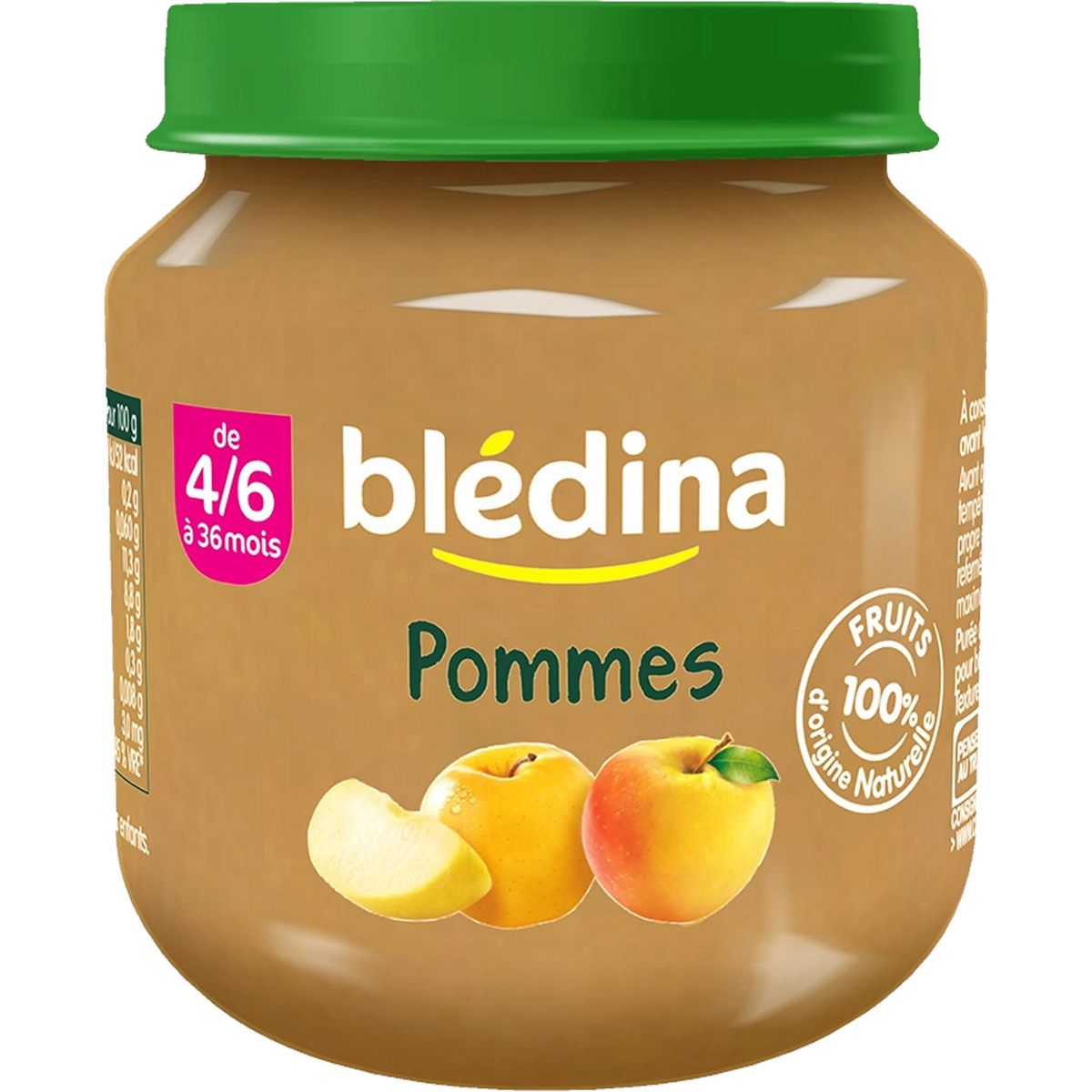 BLEDINA Blédina pomme 130g dès 4/6 mois
