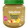 Voir la diapositive 2 : BLEDINA Blédina pommes coings pot 130g dès 4/6mois