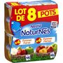 Voir la diapositive 2 : NESTLE Nestlé natures pomme poire +pomme pêches 8x130g