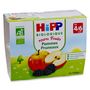 Voir la diapositive 2 : HIPP Hipp bio coupelle pomme pruneaux 4x100g 4-6 mois
