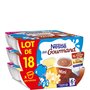 NESTLE Nestlé ptit gourmand chocolat vanille 18x60g dès 6mois