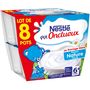 Voir la diapositive 2 : NESTLE Nestlé p'tit onctueux coupelles natures 8x100g