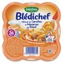 BLEDINA Blédichef mitonné carottes macaroni boeuf 260g dès 24 mois