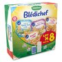 BLEDINA Blédichef légumes viandes poissons 8x260g dès 18 mois