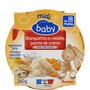AUCHAN BABY Auchan baby Assiette blanquette de volaille et crème dès 18 mois 260g 260g