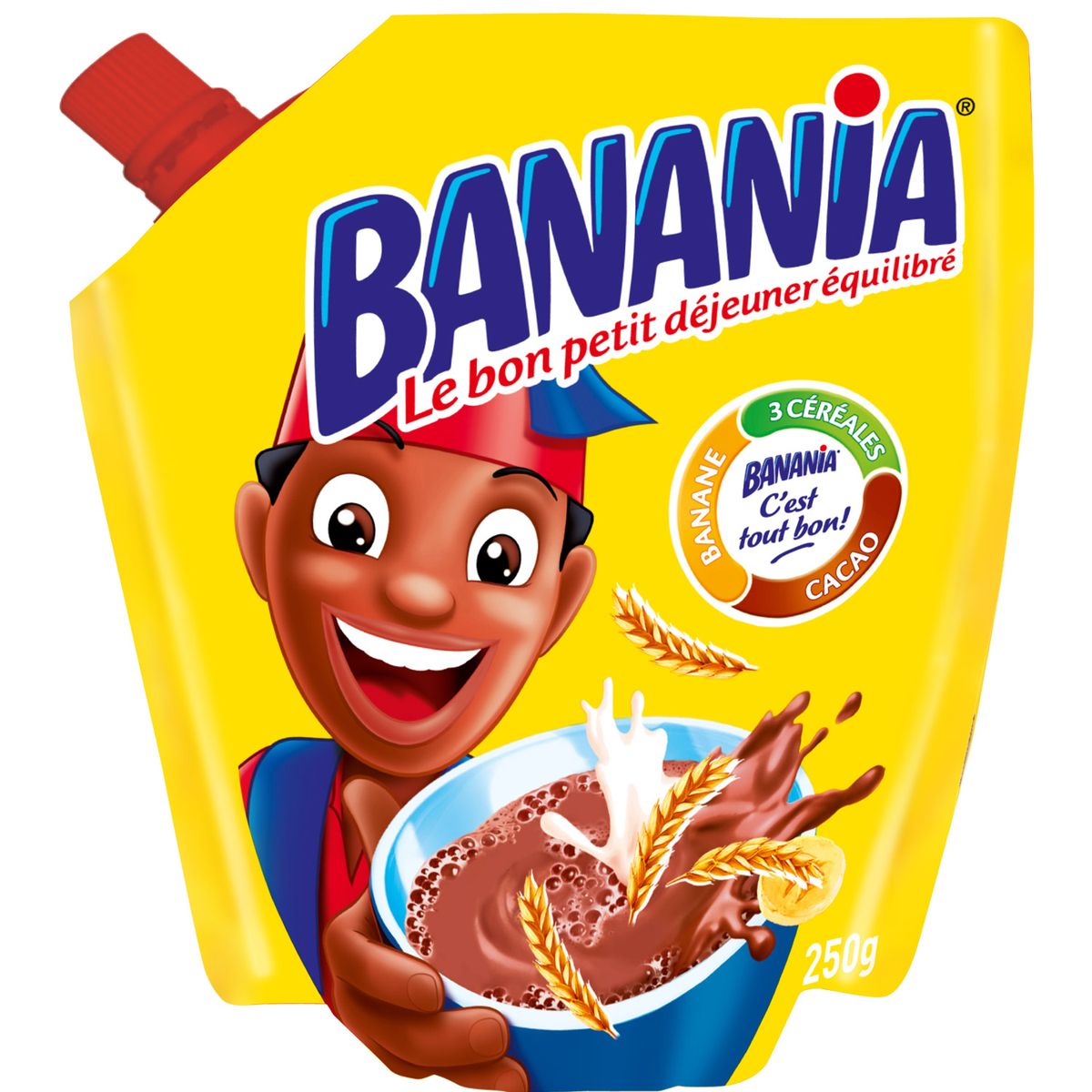 BANANIA Chocolat en poudre en poche 250g