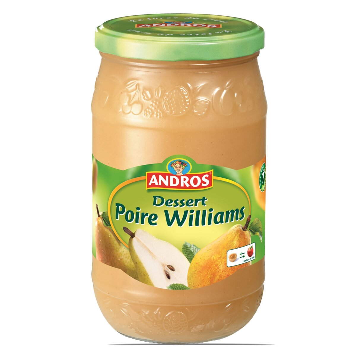 ANDROS Andros dessert compote de poires 750g pas cher Auchan.fr