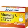 JUVAMINE Juvamine fizz vitamine C, D et calcium comprimé x30 -78,6g