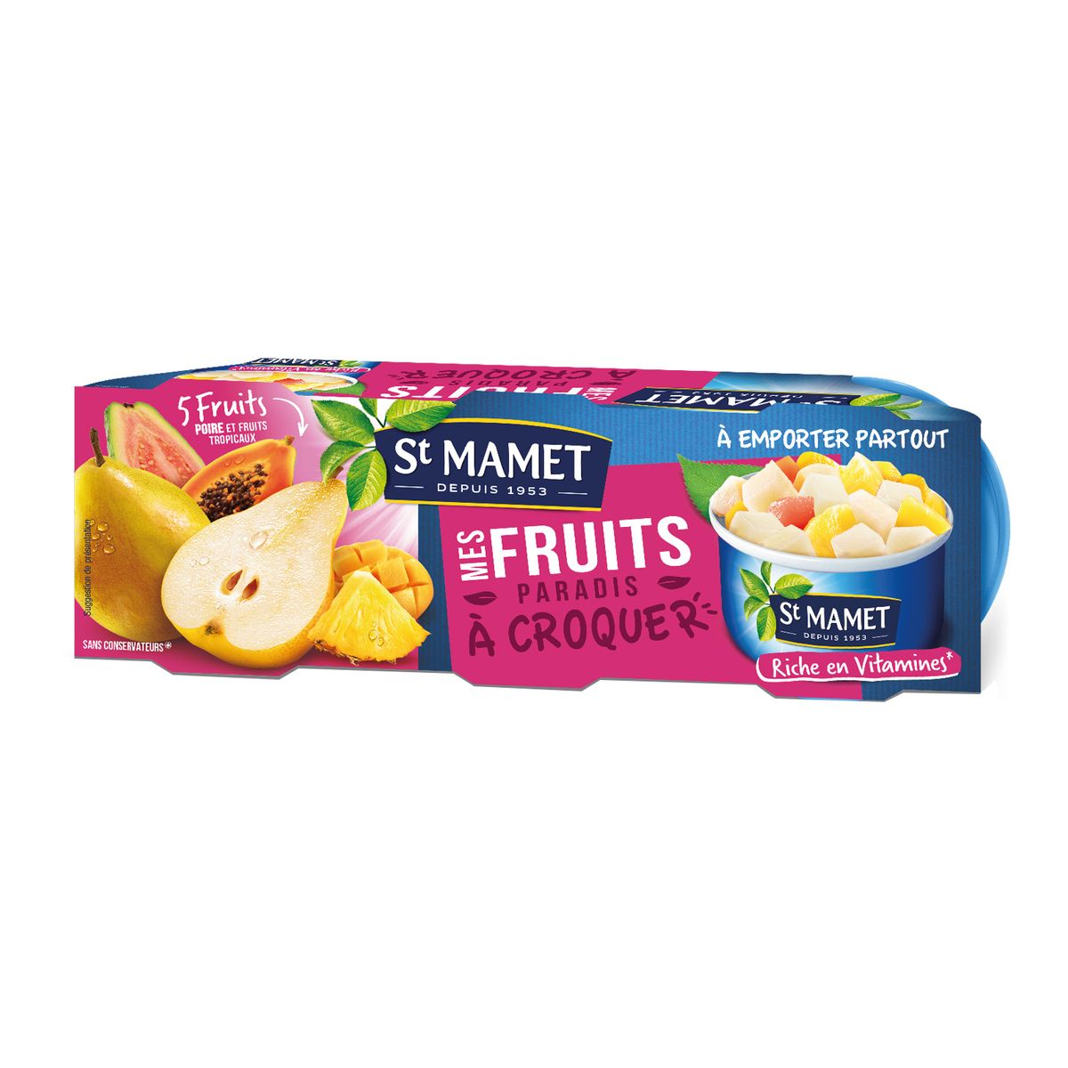 ST MAMET Mes fruits paradis à croquer 135g