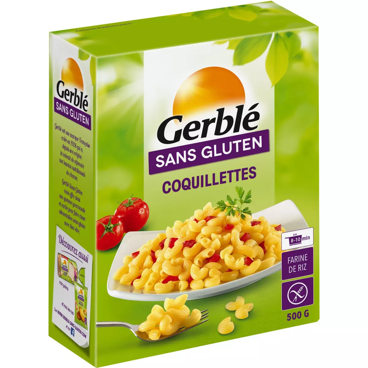 GERBLE Gerble coquillettes sans gluten 500g