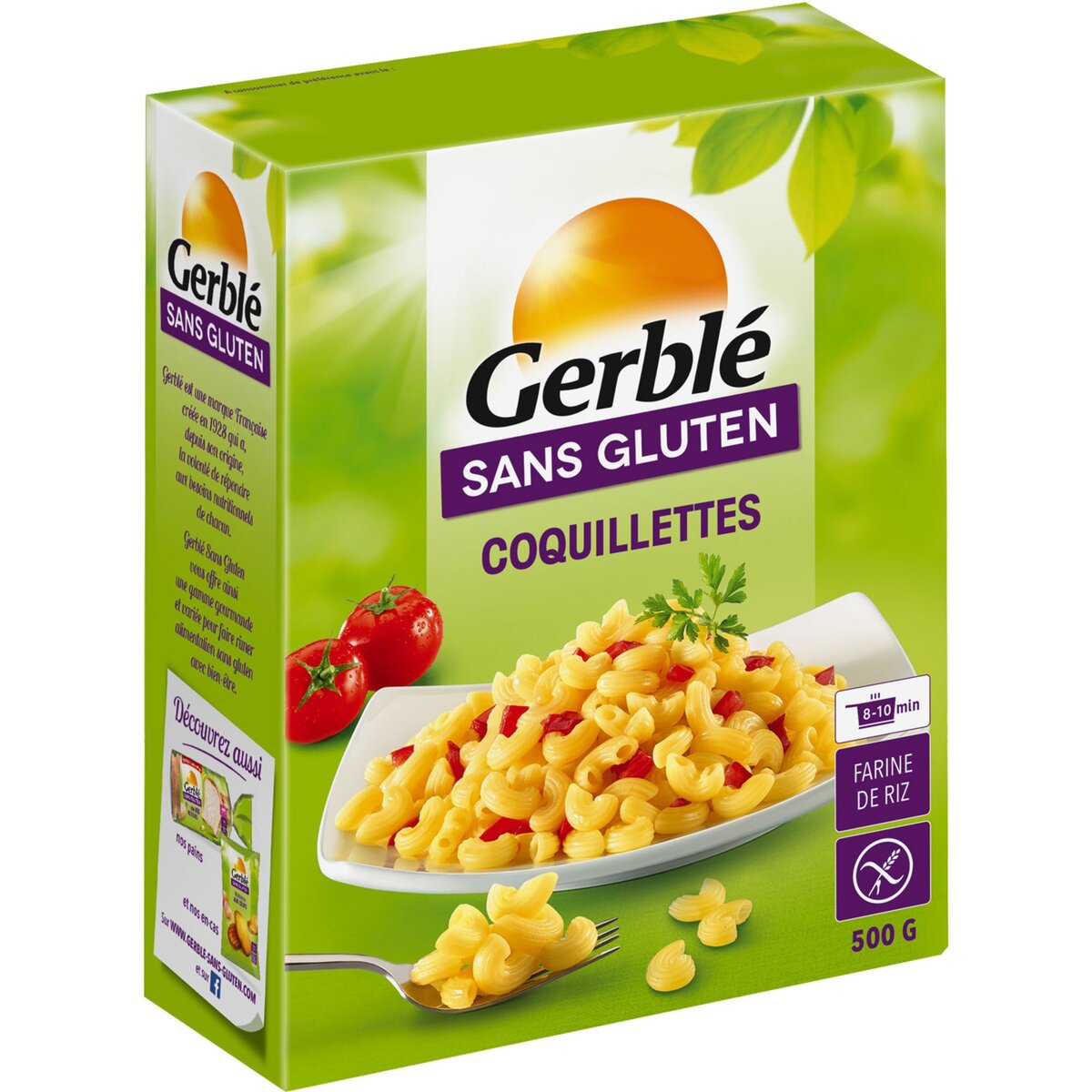 GERBLE Gerble coquillettes sans gluten 500g