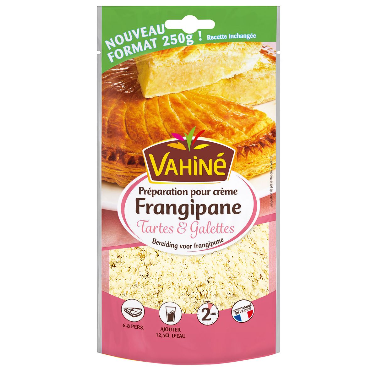 VAHINE Préparation pour crème frangipane 6-8 personnes 250g