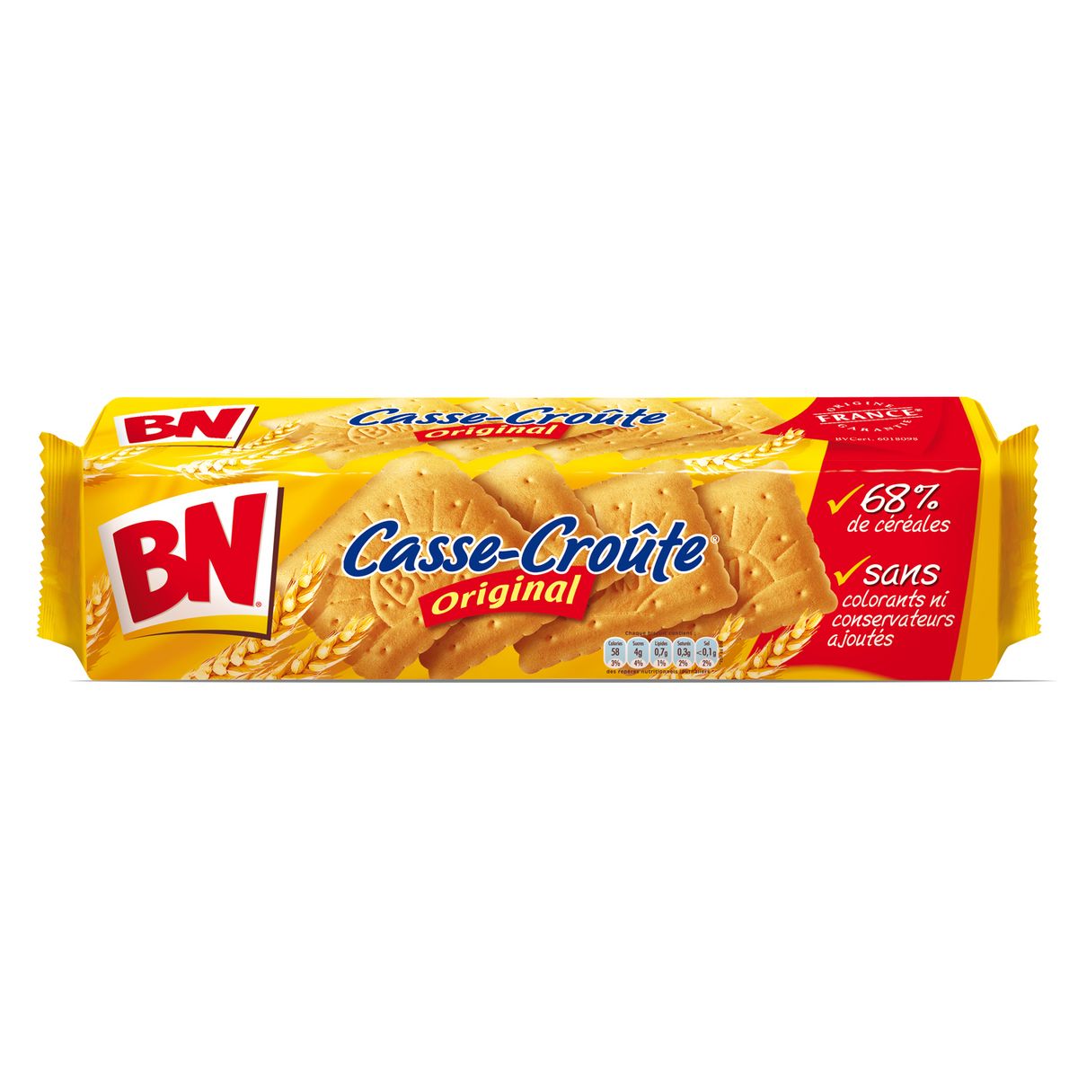 BN Casse-Croûte original biscuits sans colorant ni conservateur 375g