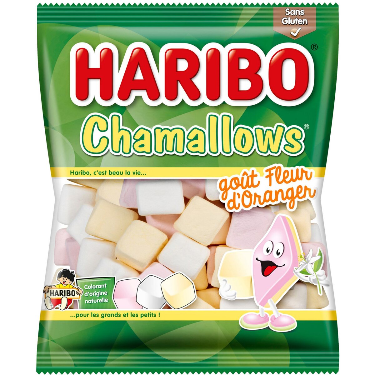 HARIBO Chamallows bonbons goût fleur d'oranger 300g