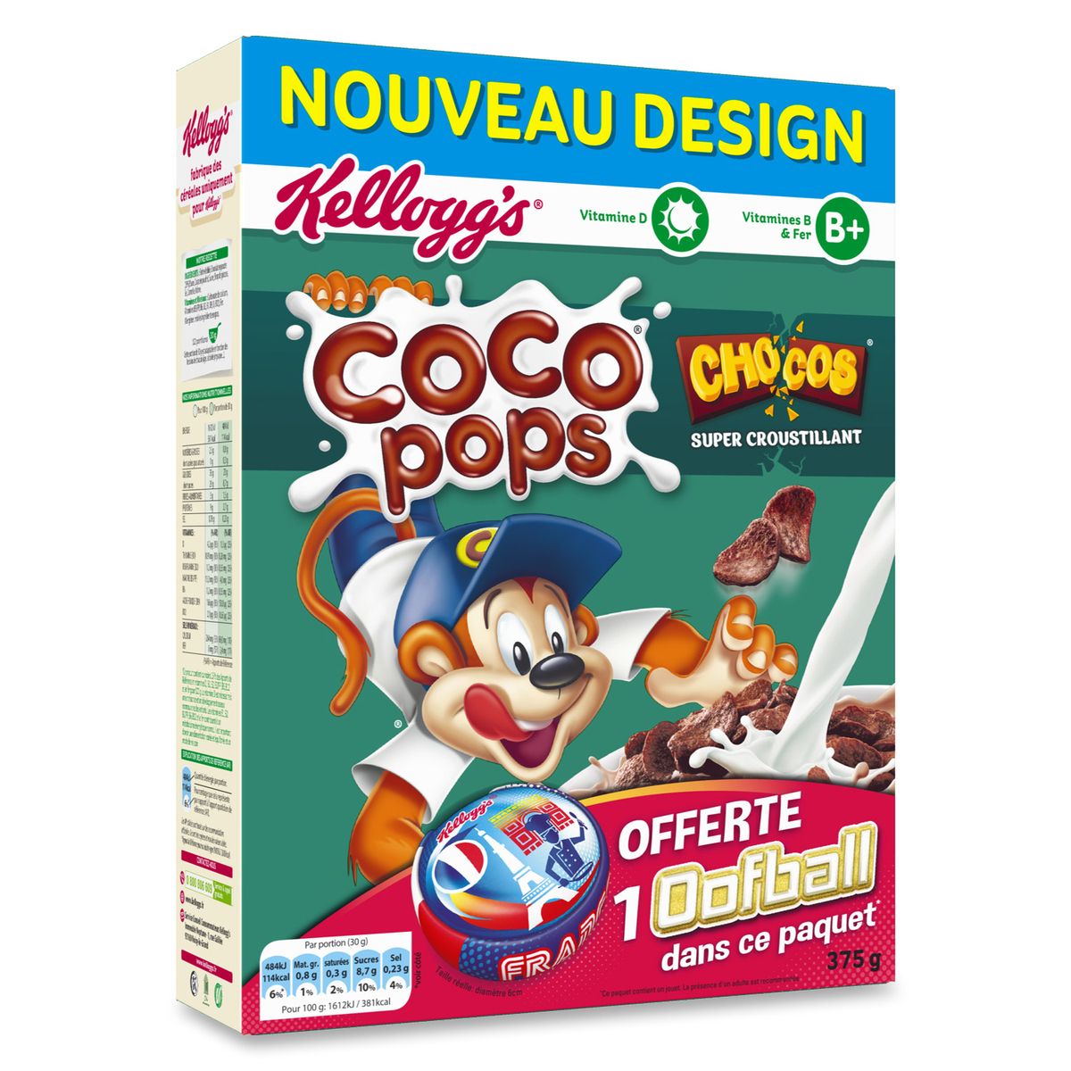 KELLOGG'S Kellogg's chocos 375g