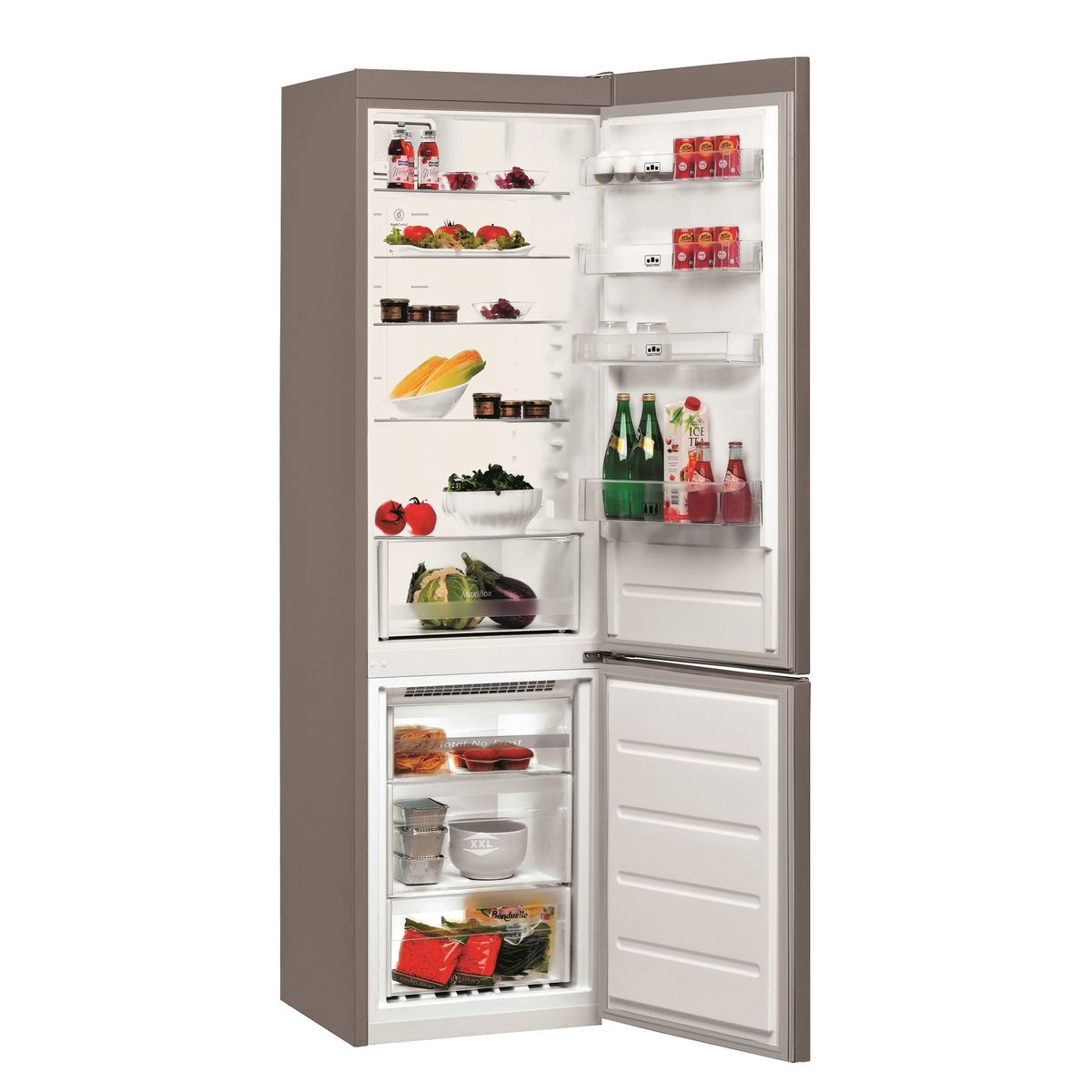 WHIRLPOOL WHIRLPOOL Réfrigérateur combiné BSNF9101OX, 349 L, Froid No frost