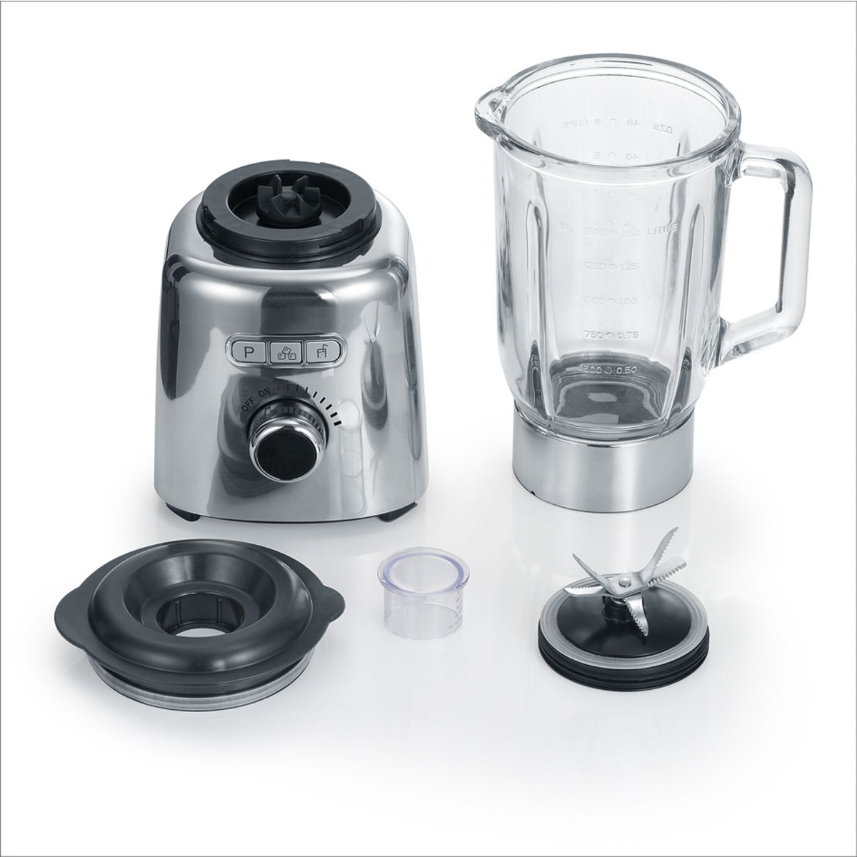 SEVERIN Blender inox poli/noir SM 3710
