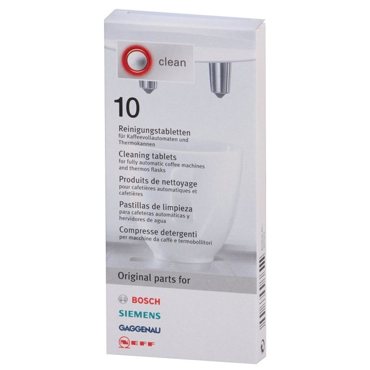 BOSCH Tablettes nettoyantes pour cafetière